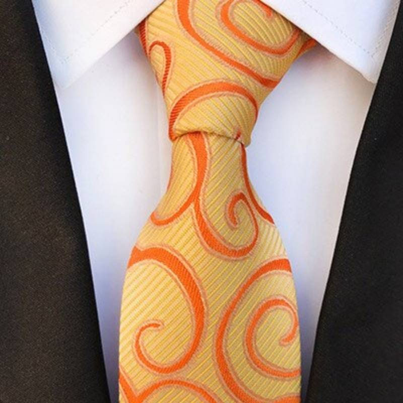 Cravate - PVC - Orange - Rose - Vert - Jaune