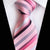 Gravata Listrada Rosa