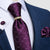 Corbata morada para hombre