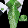 Gravata Estampada Verde Claro