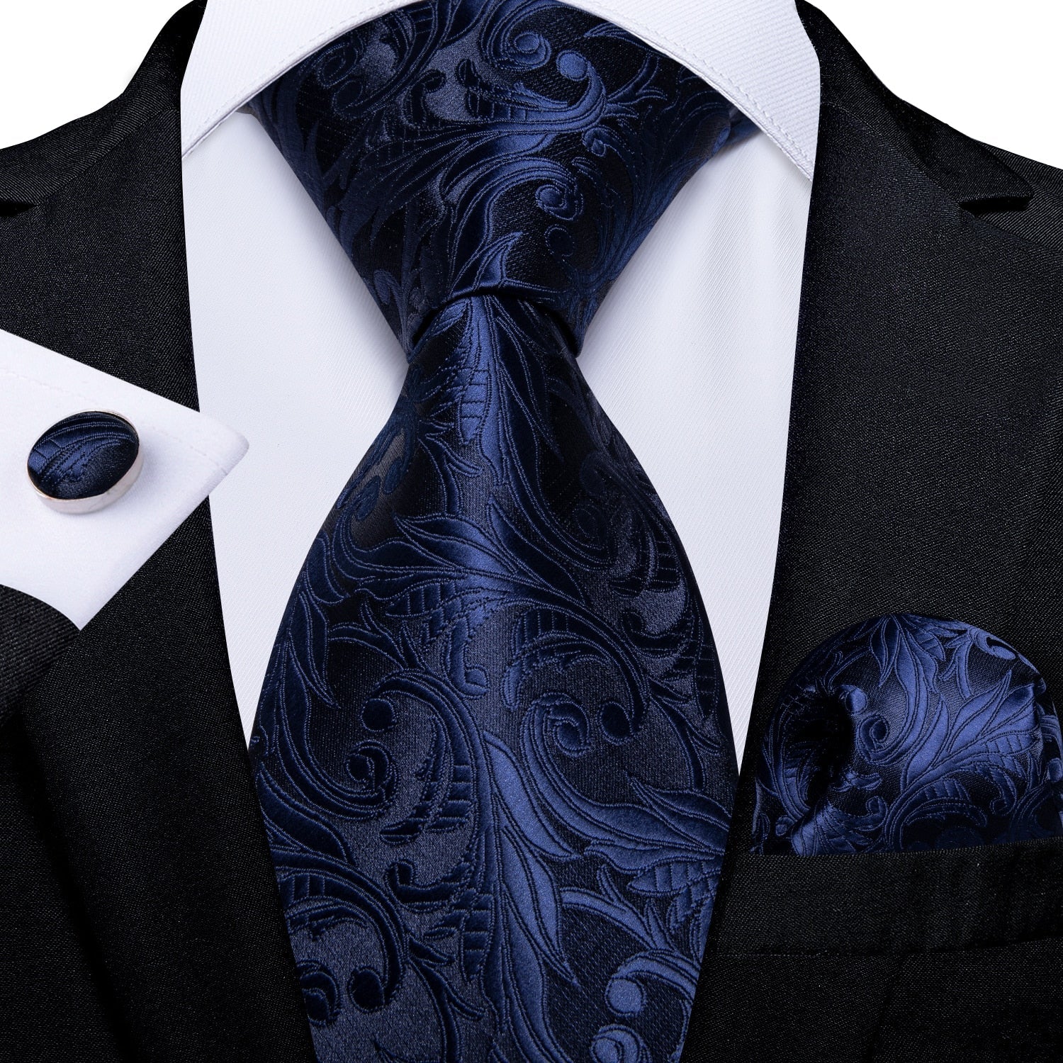 Navy Blue Flowers solmio