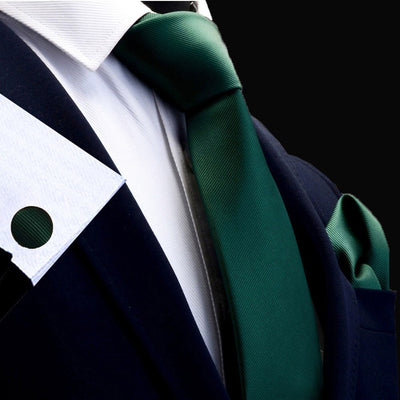 Cravate Soie Verte