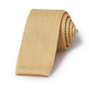 Cravata din tricot camel