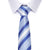 Cravatta a righe bianche blu