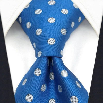 Cravatta Blu a Pois